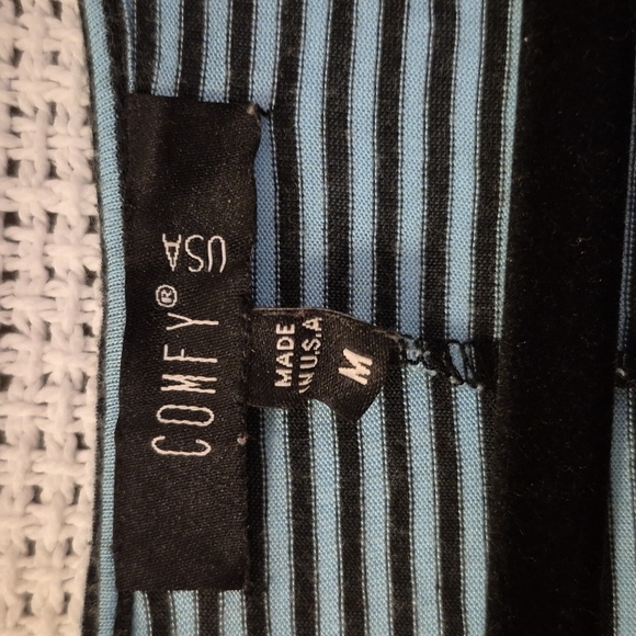 Comfy USA Blue/Black Striped Tunic - Picture 2 of 6
